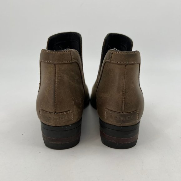 Sorel Green Leather Ankle Boots & Booties | Comfort and Style - Picture 2 of 10